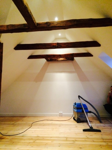 1 sal renovering med lille køkken