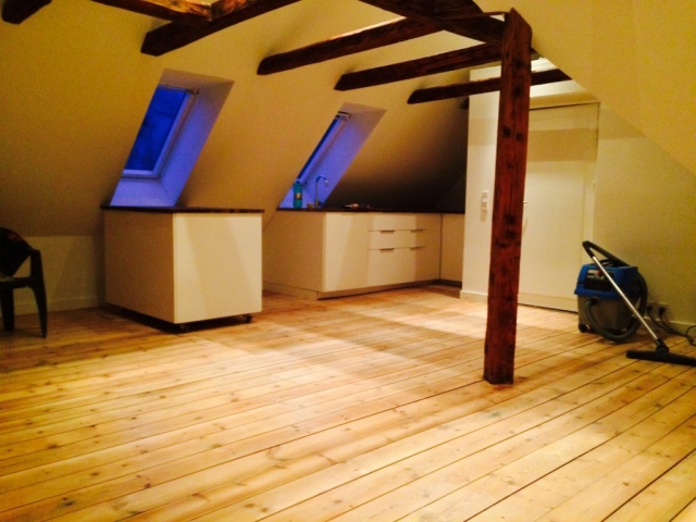1 sal renovering med lille køkken